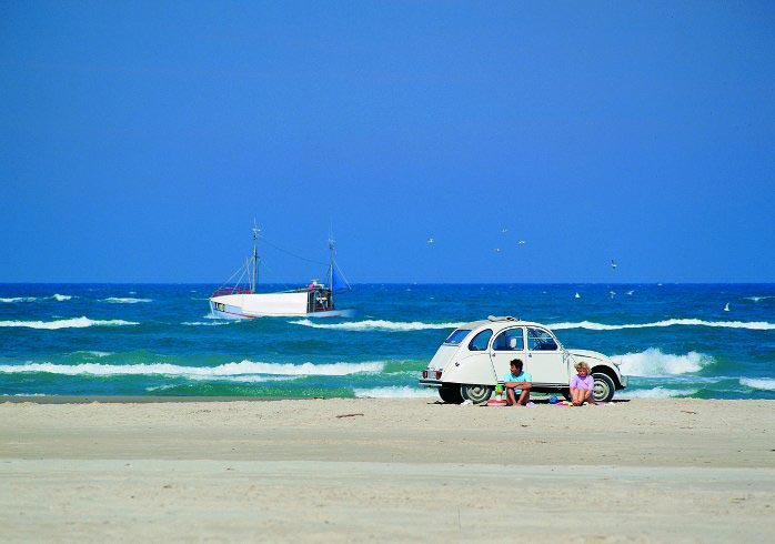 Cees van Roeden - Auto auf Fanø Strand - Visit Denmark